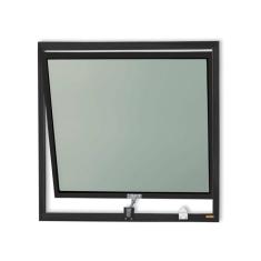 Janela de Alumínio Maxim-Ar 60x60cm Vidro Mini Boreal Plus Brimak Preto