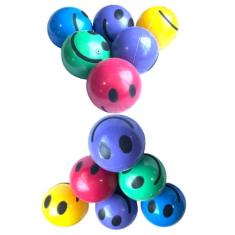 kit 40un Mini Bola Plastico Vinil Dente De Leite Criança - Fini