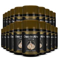 20x oleo de alho premium 500mg 60caps atacado - HF SUPLEMENTOS