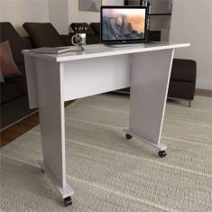 Mesa Para Computador Scott Multiuso Dobrável Com Rodízio Bran