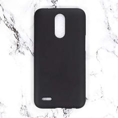 Capa para LG K10 2017, capa traseira de TPU (poliuretano termoplástico) macio resistente a arranhões à prova de choque de borracha de gel de silicone antidigitais capa protetora de
