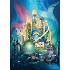 Quebra-cabeça Ravensburger Disney Castles Ariel 1000 peças