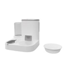 GERRIT Comedouro automático para animais de estimação e dispensador de água, comida e água por gravidade para cães e gatos, alimentador automático para animais de estimação pequenos e grandes, grande