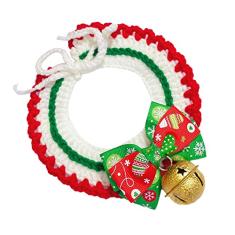 Coleira de Cachorro de Natal Fofa Forte M Suprimentos para Animais de Estimação Com Sino para Cães (M 6‑8 cm/2,4‑3,1 pol.)