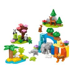 LEGO® DUPLO® - Famílias de animais selvagens: 3 em 1