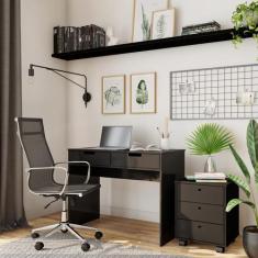 Escrivaninha Kansas Preto - Mobly