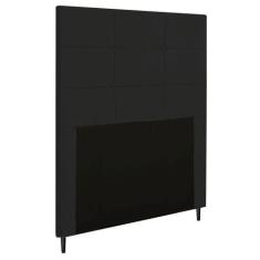 Cabeceira Luna Para Cama Box Solteiro 90cm Preto - D' ROSSI