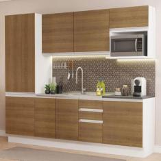 Cozinha Completa 100% MDF Madesa Acordes 240001 com Armário e Balcão -