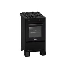 Fogão Suggar Neo Max 4 Bocas Preto Mesa de Vidro FGV403PT Bivolt