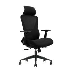 cadeira de escritório presidente giratória nr17 lead preta