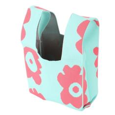 Bolsa Com nó de Malha de crochê, Sacola Estética Com nó de Pulso, crochê Pequeno para Mulheres (Menta verde)