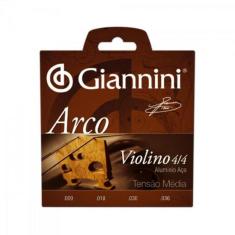 Encordoamento para Violino Geavva Serie ARCO ACO Medio Giannini