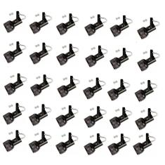 Kit 30 Spot Trilho Perfilado Eletro calha Par20 Bulbo OL1