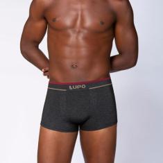 Cueca Lupo Sunga Sem Costura 526-001, Preto mescla, GG