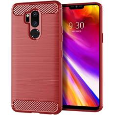 Capa para LG G7 ThinQ, sensação macia, proteção total, anti-arranhões e impressões digitais + capa de celular resistente a arranhões para LG G7 ThinQ