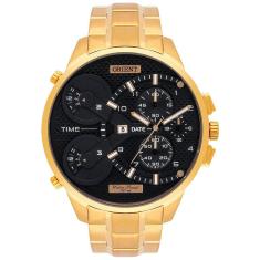 Relógio Orient Xl Masculino Cronógrafo Mgsst003 Dourado