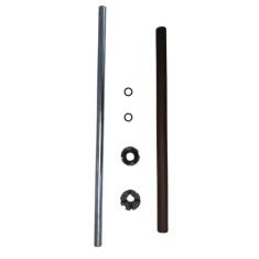 Haste 60Cm Marrom Corten Para Ventilador De Teto Volare