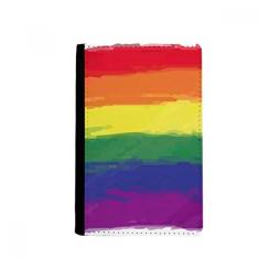 Stippling Rainbow Gay LGBT Porta-passaporte Notecase Burse Capa carteira porta-cartões