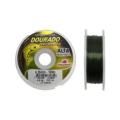 Linha Monofilamento Dourado Top Force 0,25mm 10,6lbs 100m - Mazzaferro