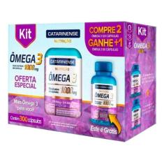 Kit Complexo Vitamínico Ômega 3 1000Mg Com 300 Cápsulas - Catarinense
