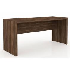 Mesa Secretária Escritório Me4109 Nogal - Tecno Mobili