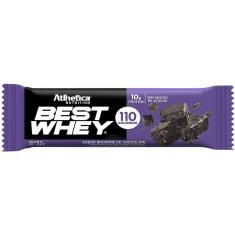 Best Whey Bar 32G Brownie De Chocolate Atlhetica Nutrition
