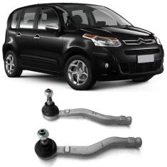 Terminal de Direção Citroen C3 Picasso Dianteiro 2011 Até 2017 O Par