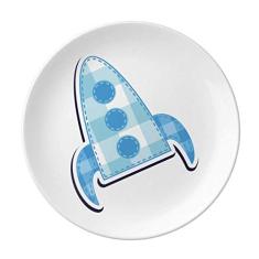 Universo Alienígena Monstro Espacial Prato Decorativo de Porcelana Salver Prato de Jantar