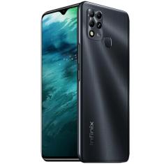Smartphone Infinix Hot 11 Preto 128gb 4gb Ram Tela 6,82 90hz Hd Câmera Tripla 50 Mp 6000 Mah Dual Chip Preto Bivolt