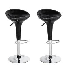 Kit 02 Banqueta Duoffice Tulipa Bancada Giratória Alta Du72