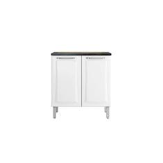 Balcão Cozinha Itatiaia Tarsila para Cooktop 5 Bocas 2 Portaa Branco Ig2a-80 Cook 5q