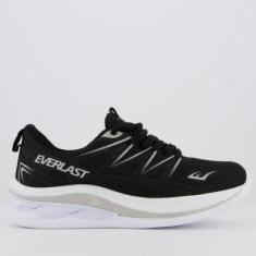 Tênis Everlast Nevada Preto e Cinza-Masculino