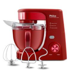 Imagem de Batedeira Planetária 4,5 Litros 700W Vermelha - PHP500V Turbo Philco - Vermelho