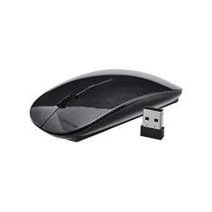 Mouse Slim, Sem Fio, USB 3200Dpis, Mac, Windows, Preto, MbTech, Ref: MB54118