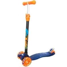Patinete Infantil 3 Rodas com Luz 40kg Ajustável Freio - Dmr5666 Dm Brasil
