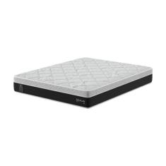 Colchão Queen Sofisticato Molas Ensacadas (28x158x198) Grafite e Branco