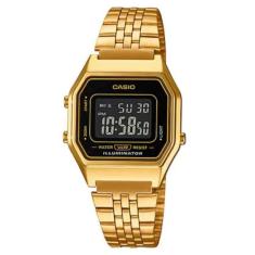 Relógio Casio Digital Feminino Dourado LA680WGA-1BDF