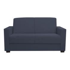 Sofá 3 Lugares Concfortável 1,60m Livia Bellamado Cor:azul Marinho