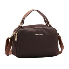 Bolsa Feminina Chenson Microfibra Média Alças Mão e Transversal, Café