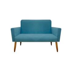 Namoradeira Malibu 2 Lugares Para Sala Varanda Suede - Maite Moda Casa