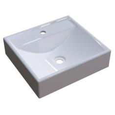 Cuba Pia De Apoio Para Banheiro Quadrada Ravena Q39 Branco C08 - Mpoze