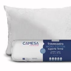 Travesseiro a Vácuo Cotton Plus 180 Fios Suporte Firme 50x70cm  Camesa