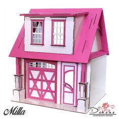 Casa bonecas escala Barbie com garagem Milla Sonhos DARAMA - INDÚSTRIA