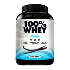100% Whey Protein Wpi + Wpc, Pote de 900g com 24g de Proteínas e 5g de