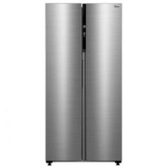 Geladeira Midea Side By Side Frost Free Inverter 442L RS598FGA042 Inox 110V