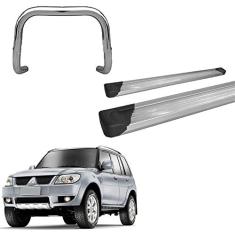 Kit Quebra mato+Estribo PLATAFORMA CROMADO TR4 todos os anos