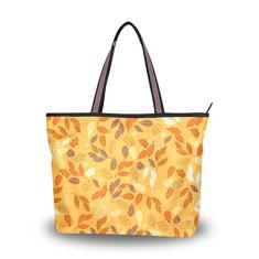 Bolsa de ombro feminina My Daily com folhas de outono, Multi, Large