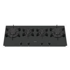 Cooktop a Gas Linear 4 Bocas Venax Arena Preto