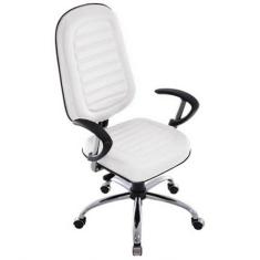 Cadeira Para Escritório Presidente Gomada Linha Blenda Branco