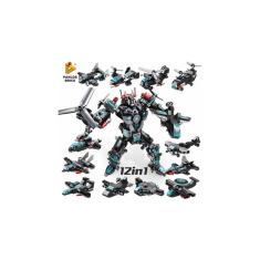 Conjunto de blocos de construção Lego Pioneer Robot 12 modelos 577 peças